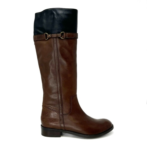 NEW Clarks Riding Boots Women’s Size 6 Brown Black Leather Tall Knee-High new - Picture 12 of 12